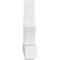 Ekena Millwork Kennewick Architectural Grade PVC Gable Bracket, 84"W x 31 1/2"H x 6"D x 6"F, 9/12 Pitch GBP084X32X0606KEN00 - alternate 3